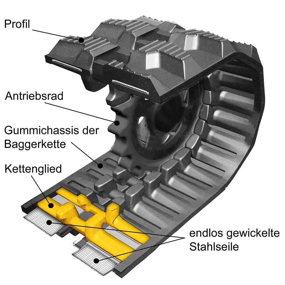 Gummikette für NEW_HOLLAND E16 2